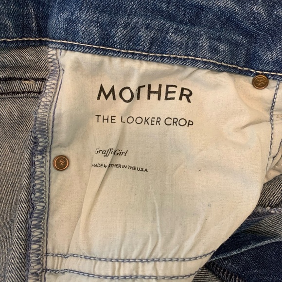 Mother Looker Crop jeans - size 28 - Picture 5 of 11